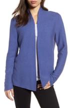Women's Eileen Fisher Organic Cotton Cardigan, Size - Blue