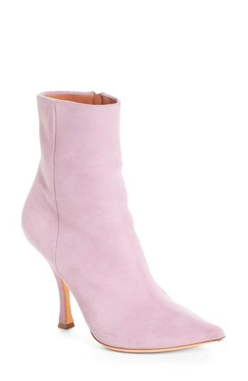 Women's Y/project Suede Ankle Boot Eu - Purple