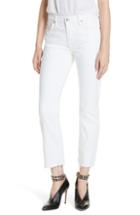 Women's Grlfrnd Tatum Crop Flare Jeans - White