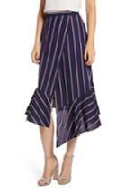 Women's French Connection Celoa Wrap Skirt - Purple