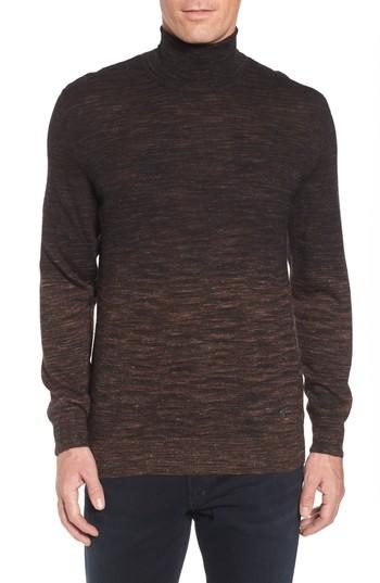 Men's Stone Rose Regular Fit Dip Dye Turtleneck (s) - Yellow