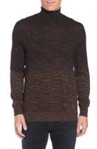Men's Stone Rose Regular Fit Dip Dye Turtleneck (s) - Yellow