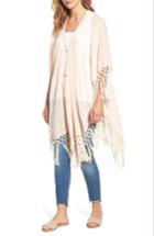 Women's Sole Society Duster Kimono, Size - Pink