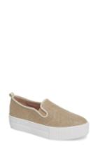 Women's Halogen Baylee Platform Slip-on Sneaker .5 M - Beige