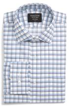 Men's Nordstrom Men's Shop Trim Fit Non-iron Plaid Dress Shirt .5 - 32/33 - Purple