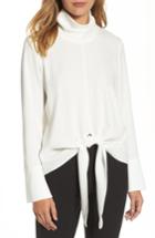 Women's Emerson Rose Turtleneck Tie Blouse - Ivory
