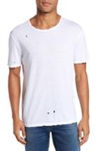 Men's Ag Ramsey Shredded Hem T-shirt - White