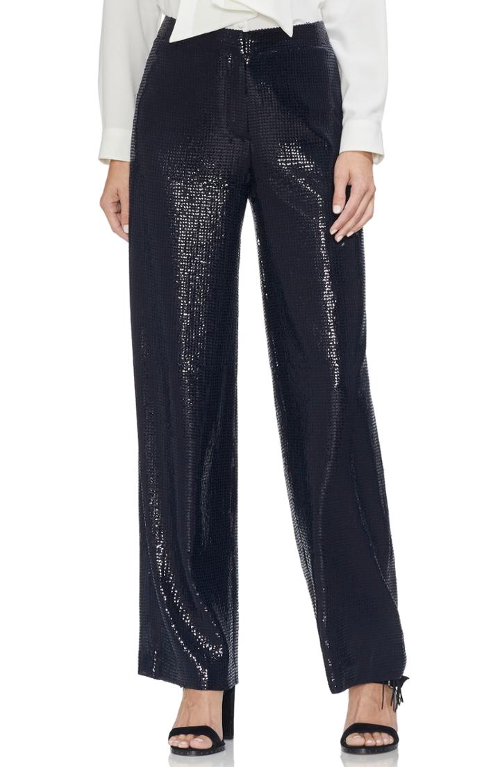 Women's Vince Camuto Allover Sequin Wide Leg Pants - Blue