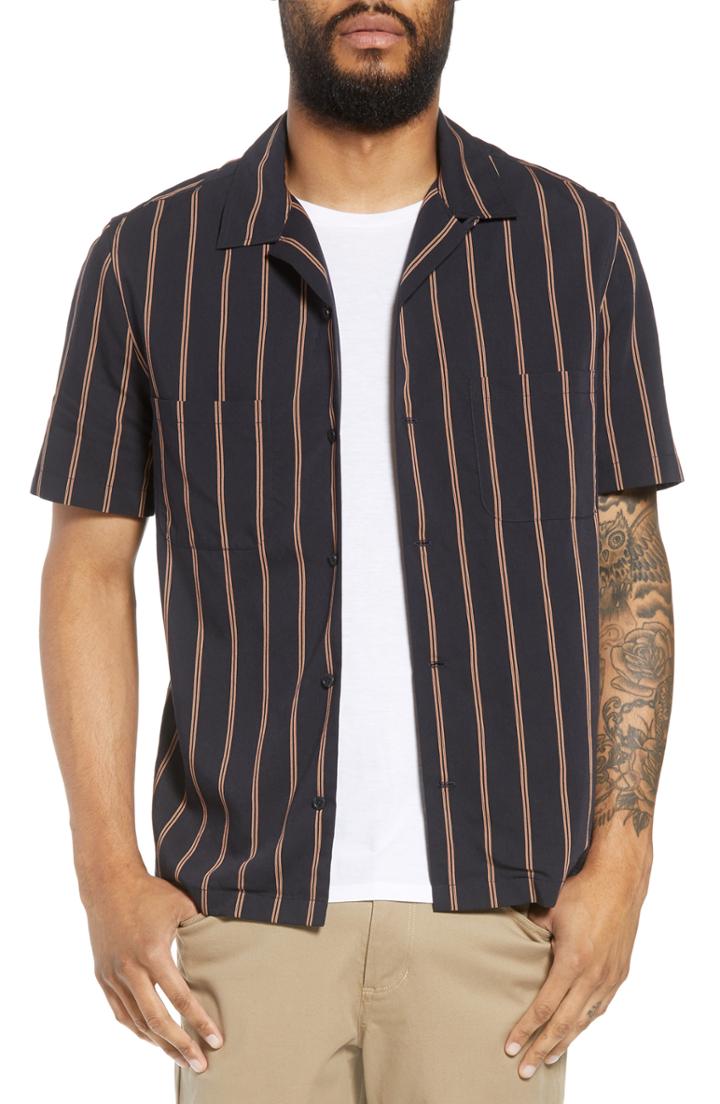 Men's Vince Classic Vintage Cabana Shirt