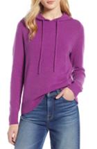 Women's Halogen Hoodie Sweater - Purple