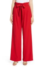 Women's Alice + Olivia Farrel Paperbag Pants - Red