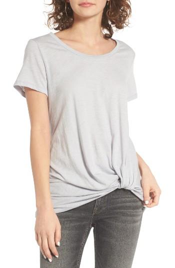 Women's Bp. Twist Front Tee - Grey