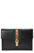 Gucci Maxi Sylvie Leather Clutch -