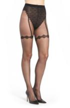 Women's Dim Garter Pattern Sheer Tights