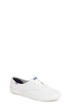 Women's Keds Champion Perforated Sneaker .5 M - White