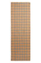 Women's Burberry Rainbow Stripe Vintage Check Scarf, Size - Brown