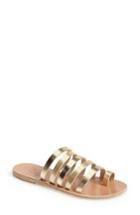 Women's Ancient Greek Sandals Niki Slide Sandal Eu - Metallic