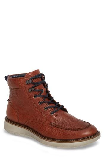 Men's Ecco Aurora Moc Toe Boot -8.5us / 42eu - Brown