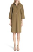 Women's Lafayette 148 New York Cara Shift Dress, Size - Green