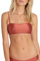 Women's Billabong Love Bound Bandeau Bikini Top - Orange