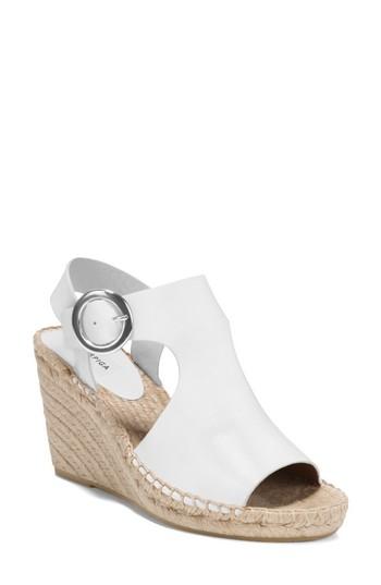 Women's Via Spiga Nolan Espadrille Wedge Sandal M - White