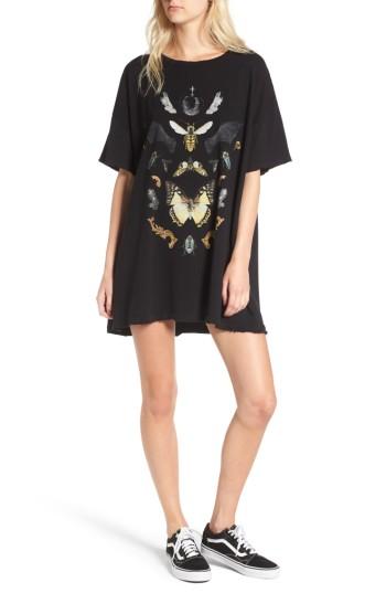 Women's Wildfox Shadowbox T-shirt Dress - Black