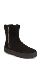 Women's Jslides Allie Faux Fur Lined Platform Boot M - Black