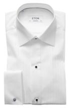 Men's Eton Contemporary Fit Pleated Bib Tuxedo Shirt
