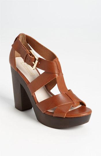 Topshop 'right-wood' Sandal Tan
