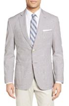 Men's Jkt New York Trim Fit Windowpane Stretch Cotton Sport Coat