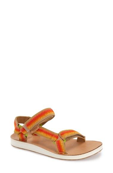 Women's Teva 'original Universal' Water Repellent Print Sandal M - Beige