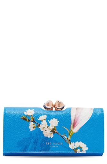 Women's Ted Baker London Caryl Harmony Leather Matinee Wallet - Blue