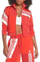 Women's Adidas Originals X Danielle Cathari Cropped Track Jacket - Red