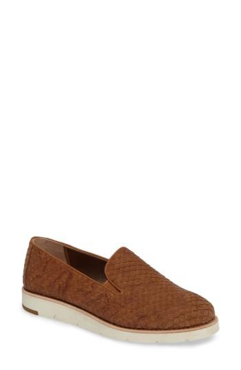 Women's Johnston & Murphy 'paulette' Slip-on Sneaker M - Brown