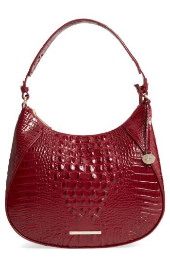 Brahmin Melbourne Amira Shoulder Bag - Red