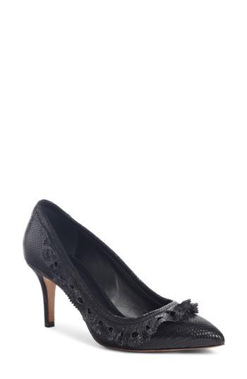Women's Isabel Marant Plesky Asymmetric Ruffle Pump Us / 35eu - Black