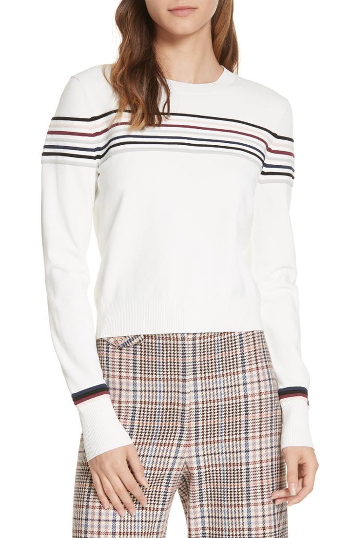 Women's Veronica Beard Fenn Stripe Sweater