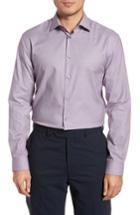 Men's John Varvatos Star Usa Slim Fit Stretch Microdot Dress Shirt .5r - Purple