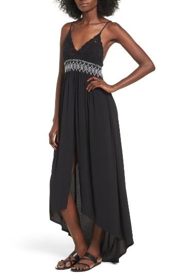 Women's Astr The Label Paola Crochet Maxi Dress