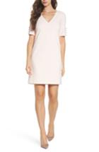 Women's Adrianna Papell Button Sleeve Shift Dress - Pink
