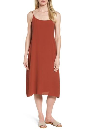 Women's Eileen Fisher Midi Slipdress - Red