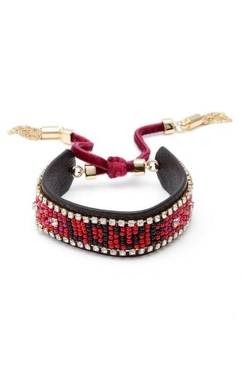 Women's Rebecca Minkoff Love Seed Bead Bracelet