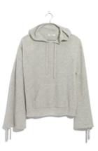 Women's Madewell Cashmere Hooded Sweater - Grey