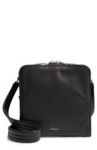 3.1. Phillip Lim Hudson Leather Square Crossbody Bag - Black