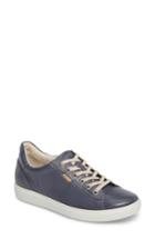 Women's Ecco Soft 7 Long Lace Sneaker -5.5us / 36eu - Blue