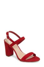 Women's Bp. Lula Block Heel Slingback Sandal .5 M - Red