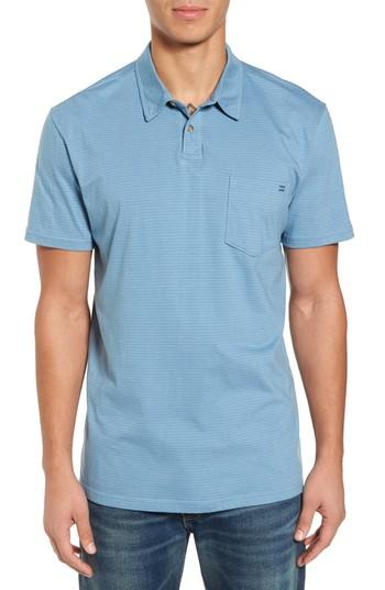 Men's Billabong Standard Issue Polo, Size - Blue