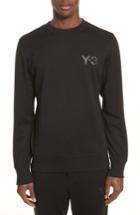 Men's Y-3 Logo Print Crewneck Sweatshirt - Black