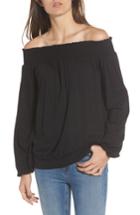 Women's Pam & Gela Off The Shoulder Tee - Black