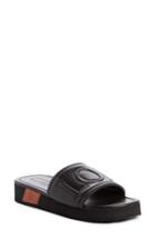 Women's Loewe Logo Slide Sandal .5us / 35eu - Black